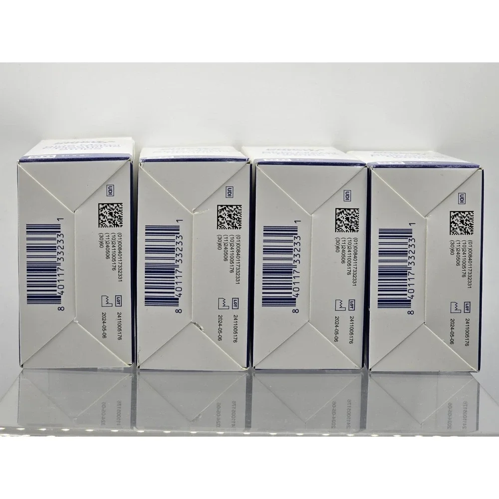 4 Lot Of NEW Dynarex Blue Metal Detectable Plastic Strips, 60 Count, 1